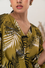 LEAFY LUXE — Long Frock