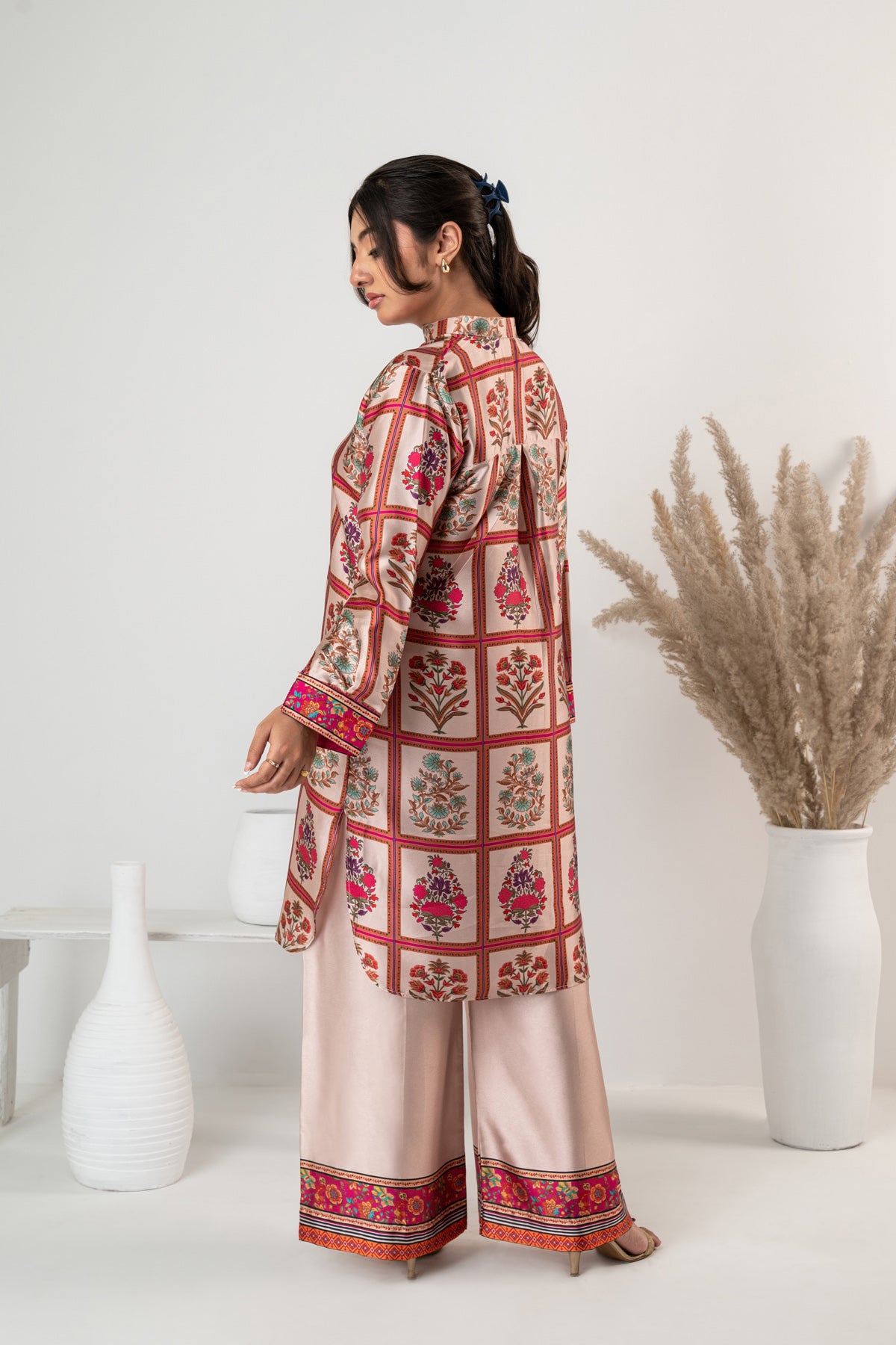 TEA-PINK FLORAL — 2-Piece Co-ord set