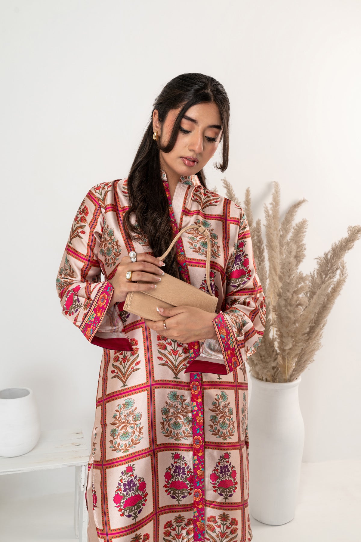 TEA-PINK FLORAL — 2-Piece Co-ord set