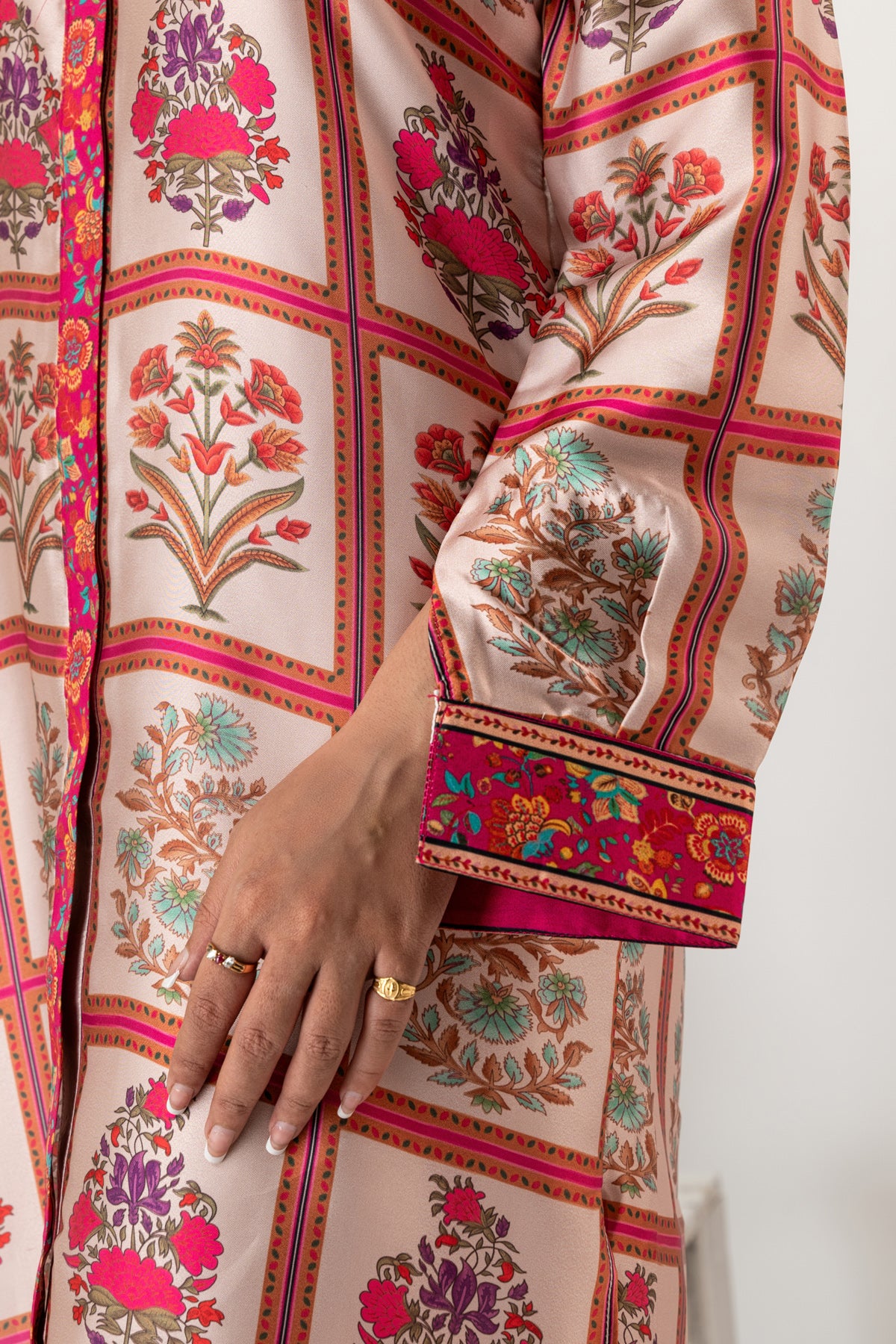 TEA-PINK FLORAL — 2-Piece Co-ord set