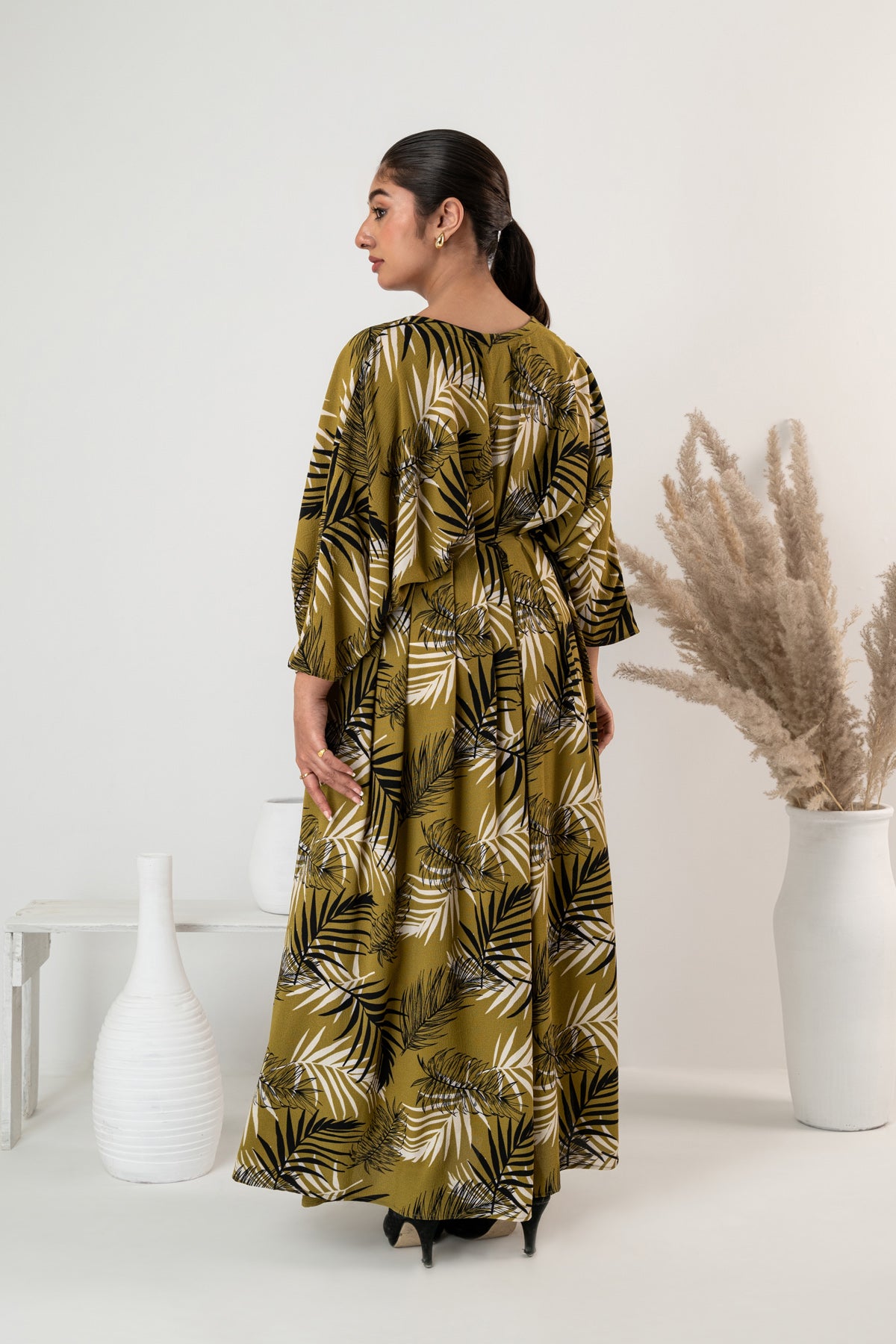 LEAFY LUXE — Long Frock