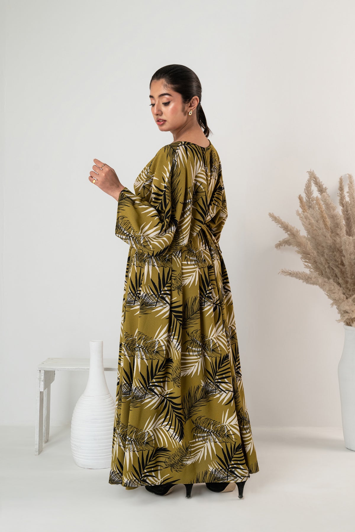 LEAFY LUXE — Long Frock