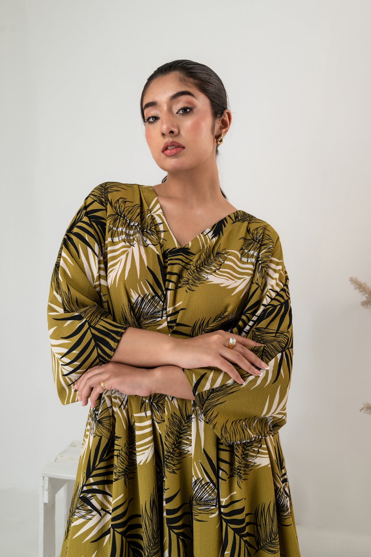 LEAFY LUXE — Long Frock