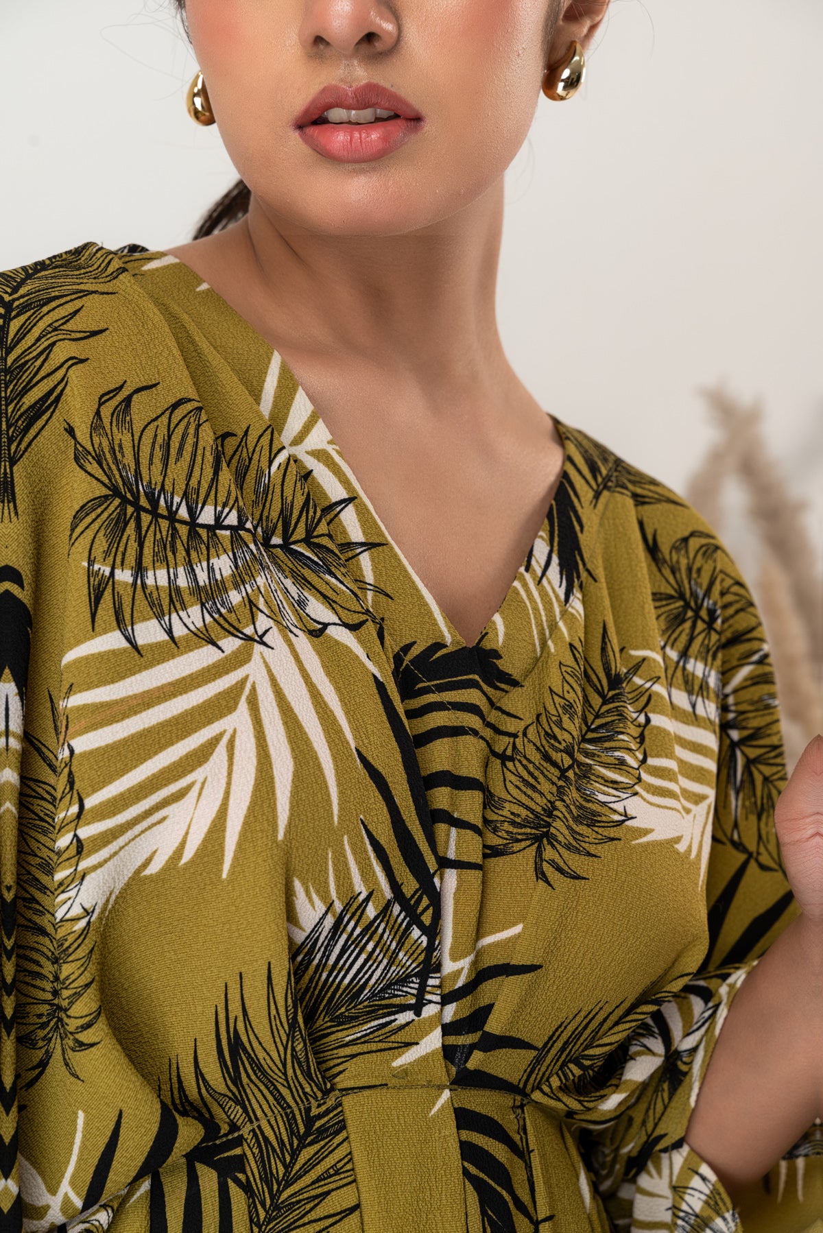 LEAFY LUXE — Long Frock