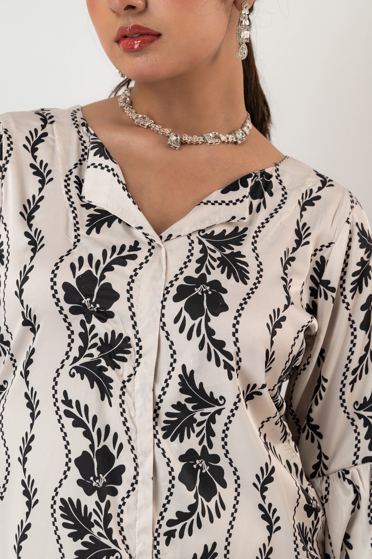 MONOCROME MAGIC — LONG SHIRT